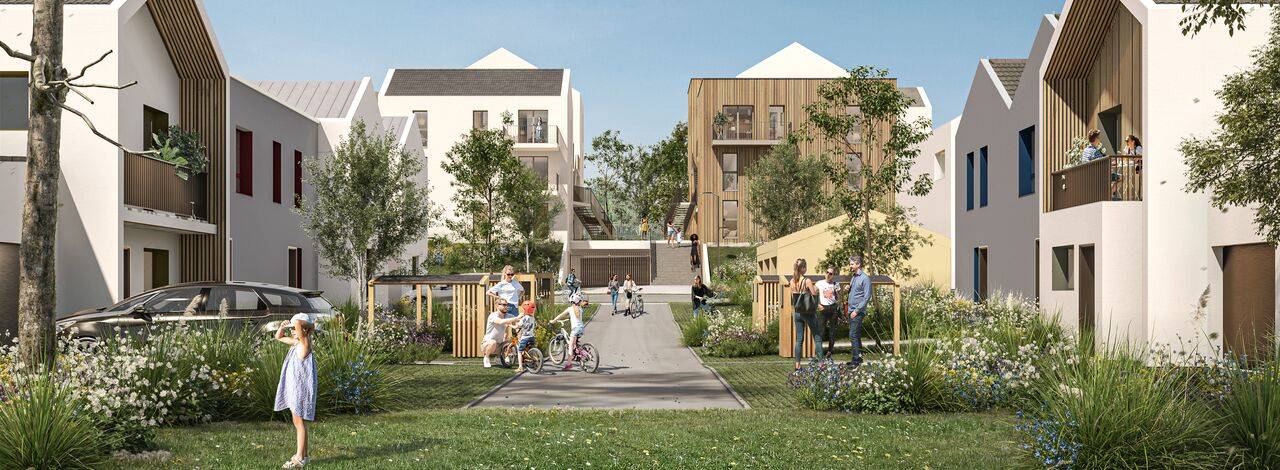 Le Hameau de Luvera, une nouvelle forme d'urbanisation qui conjugue ville et nature.